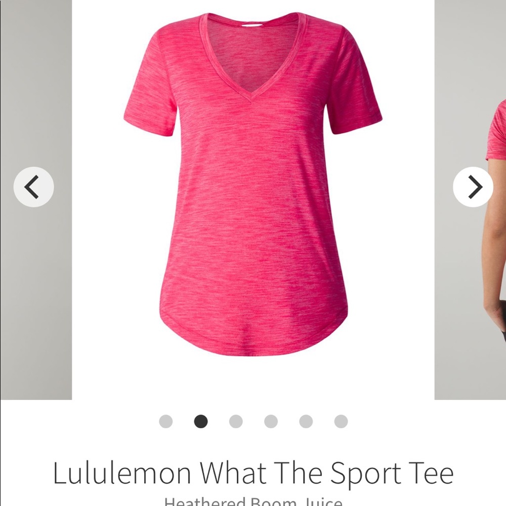 Lululemon -What the Sport short sleeve